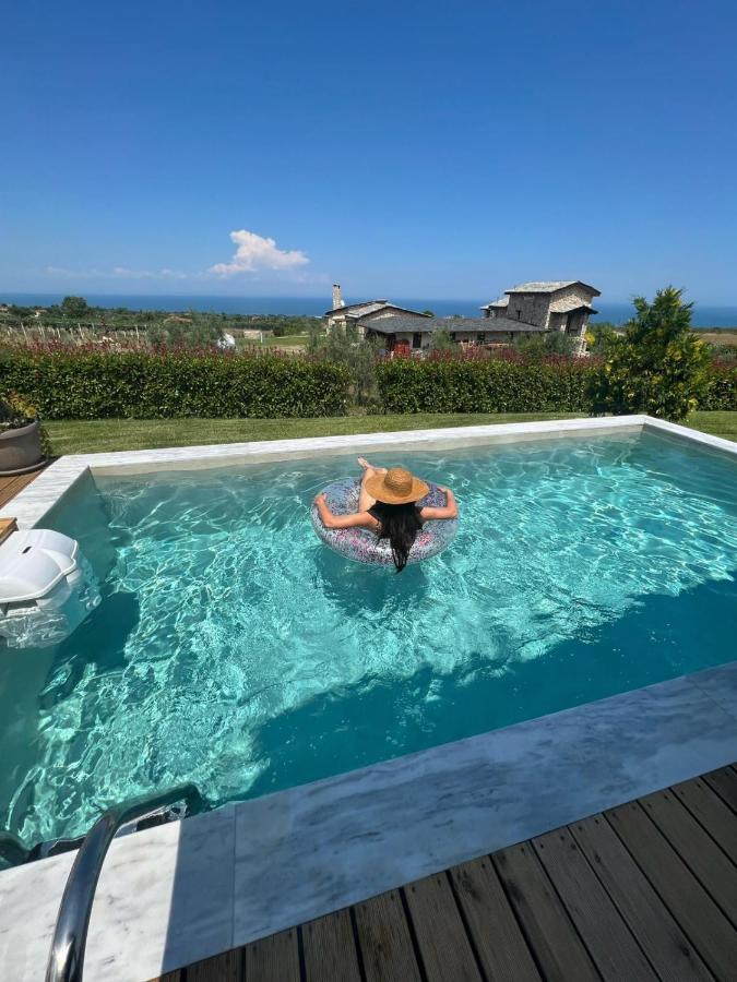 Zeusplace Pool Villa Olympus Riviera Litochoro Exterior foto