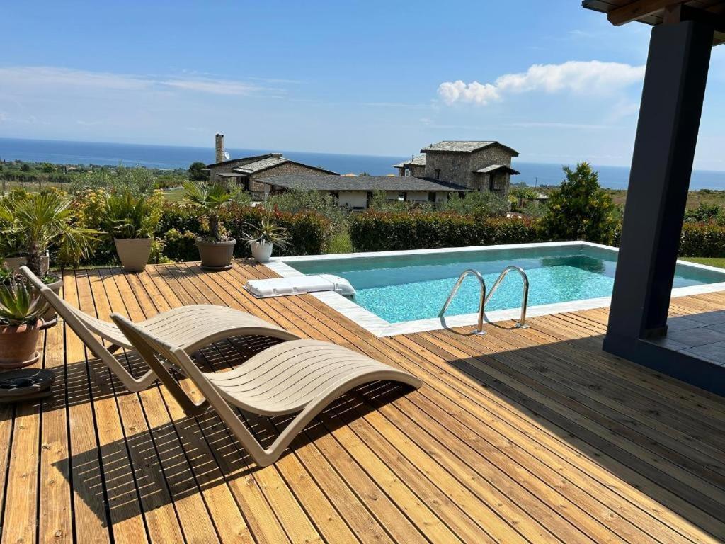 Zeusplace Pool Villa Olympus Riviera Litochoro Exterior foto